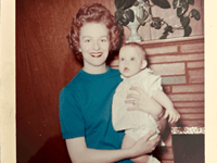 Aubrey’s grandmother Judith (left) and Aubrey’s mother Carrie (right)